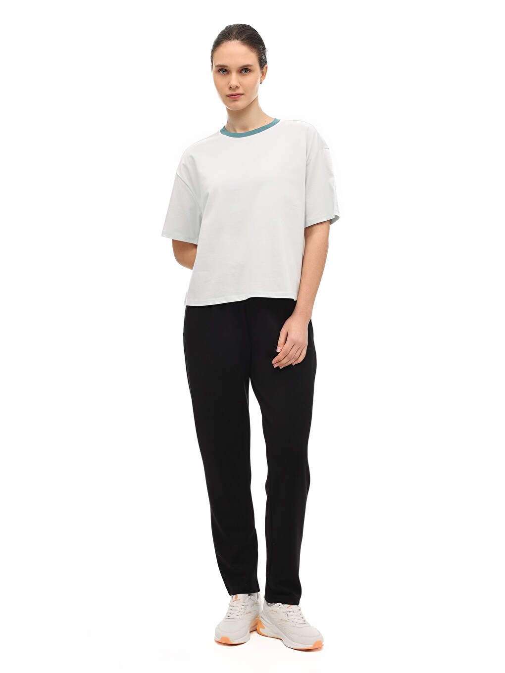 Yeşil Wl 11merybel-tsh2 6fx Mint Kadın Kısa Kol T-shirt-2