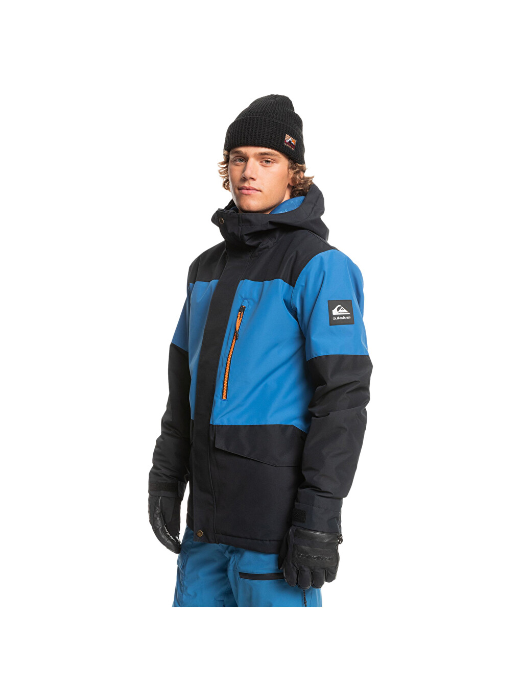 Mission Block Erkek Siyah Snowboard Ceketi-1