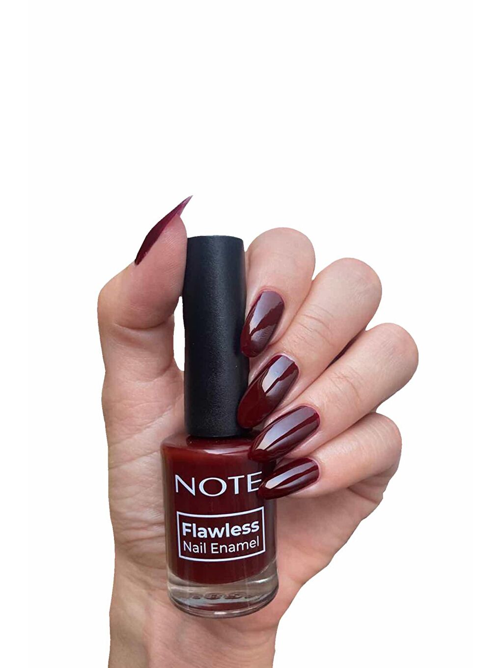 Note Cosmetique Kırmızı Nail Flawless Oje 107 Burgundy - Kırmızı - 1