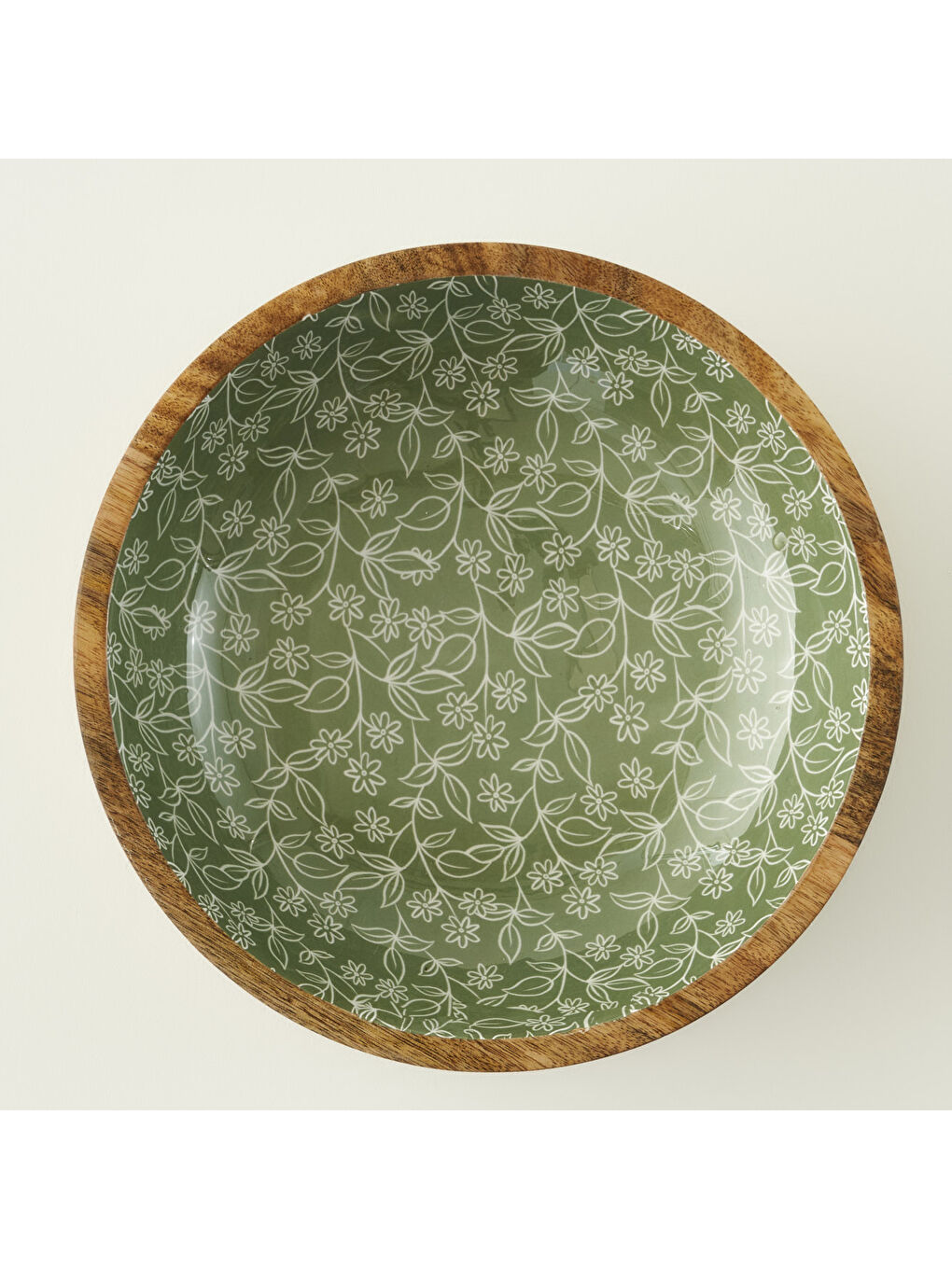 Floral Mango Sunum Kasesi Yeşil (30x8 cm)-1