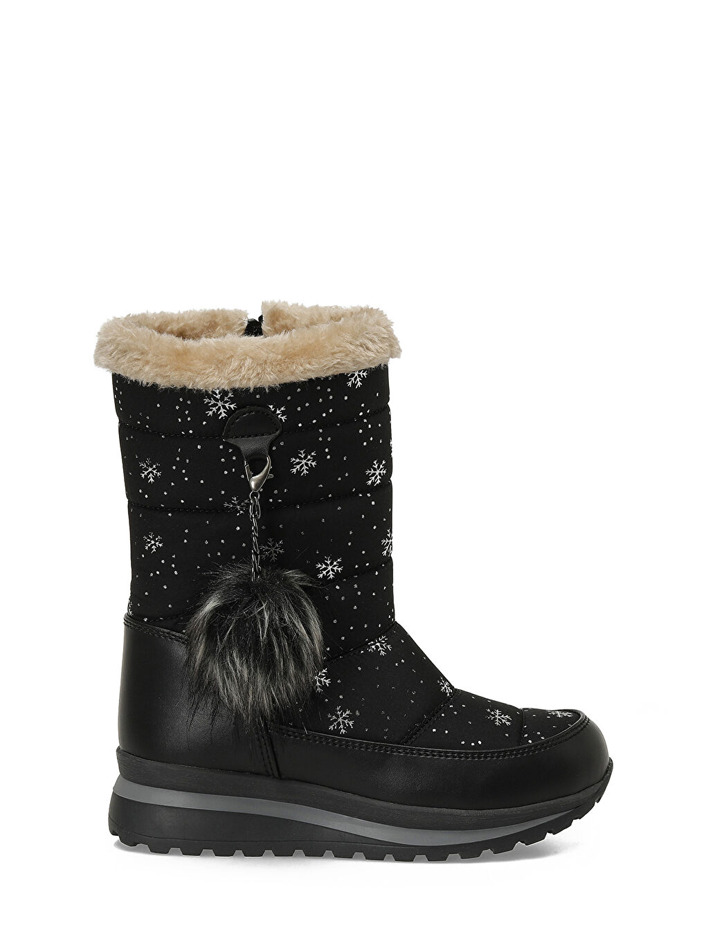 SNOWE.F5PR Siyah Kız Çocuk Çizme