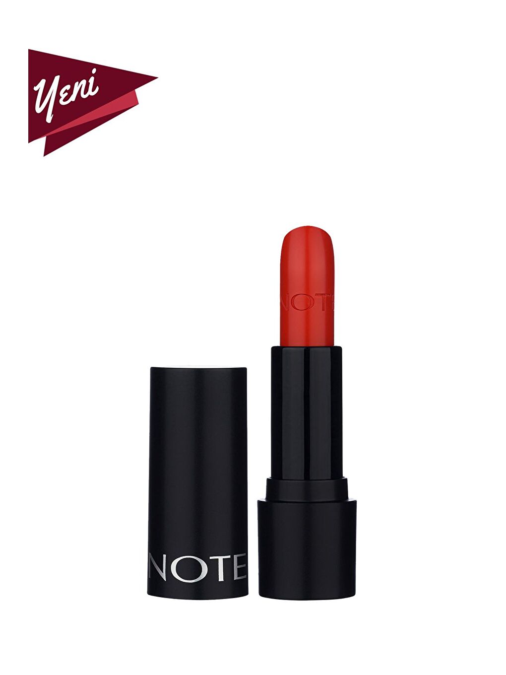 Note Cosmetique Kırmızı Deep Impact Lipstick Kremsi Dokulu Yarı Parlak Ruj 12 Flaming Heart Red - Kırmızı