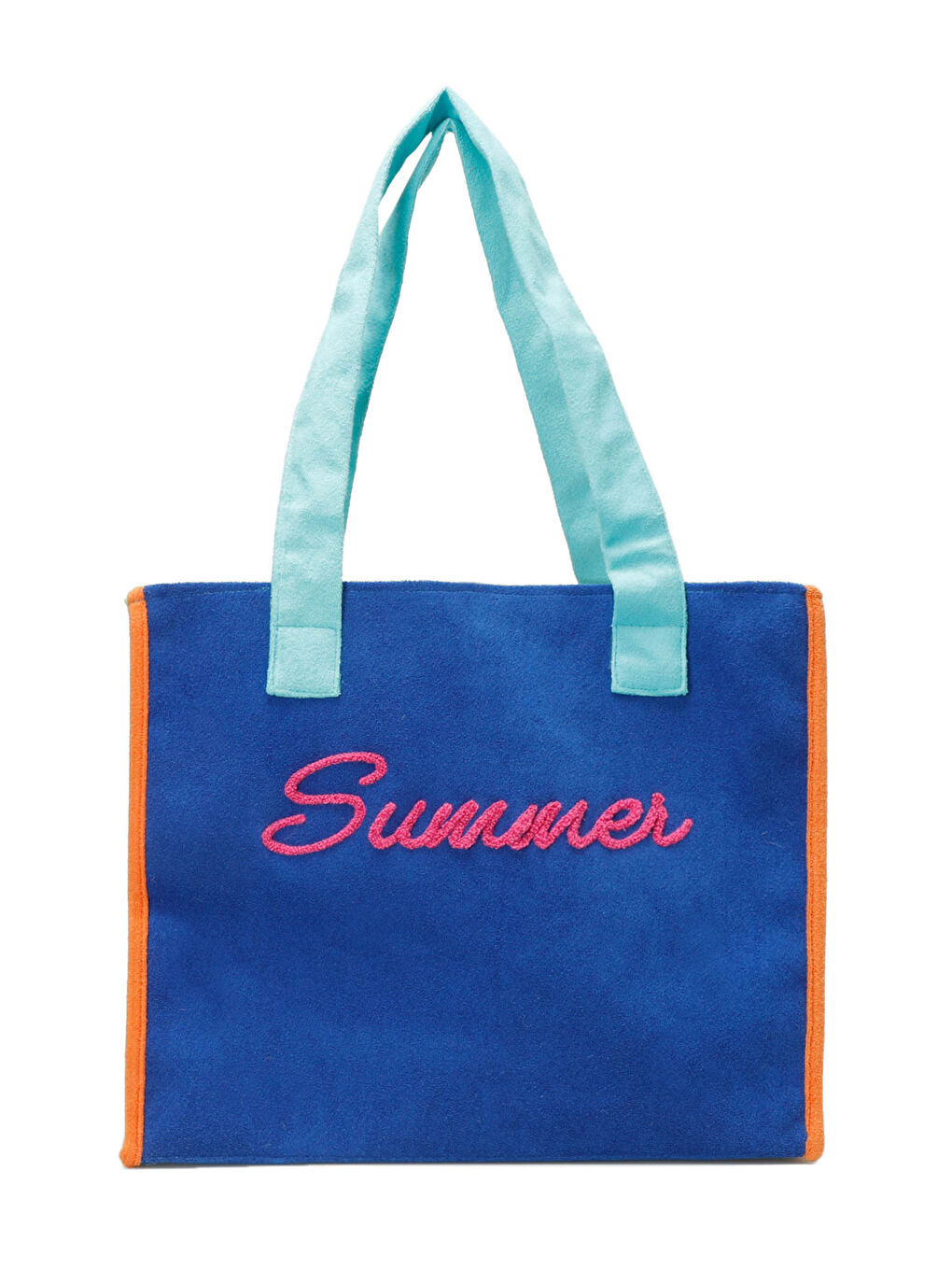 Mavi HAVLU  SUMMER PLJ 5FX Saks Kadın Plaj Çantası