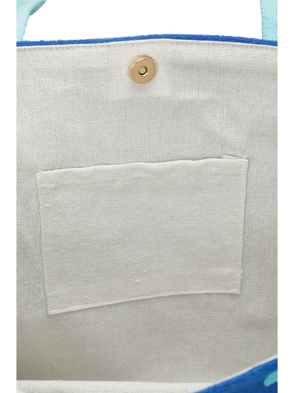 Mavi HAVLU  SUMMER PLJ 5FX Saks Kadın Plaj Çantası-3