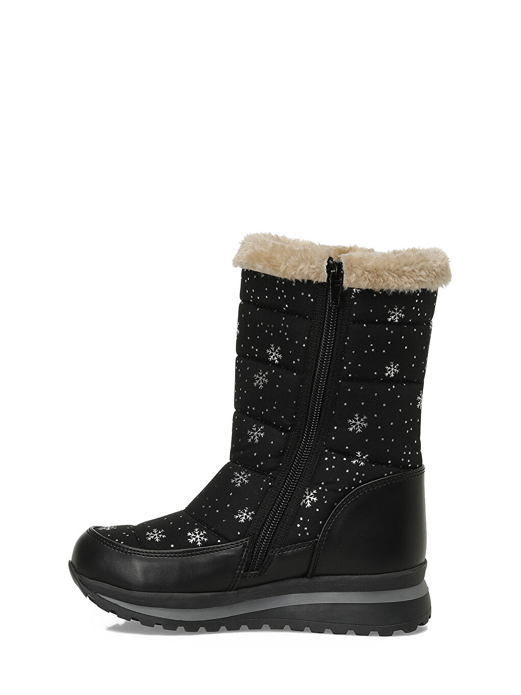 SNOWE.F5PR Siyah Kız Çocuk Çizme-2