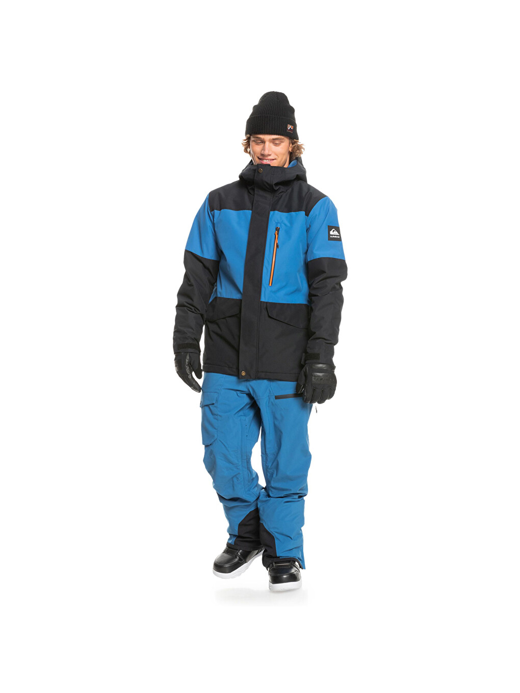 Mission Block Erkek Siyah Snowboard Ceketi-5