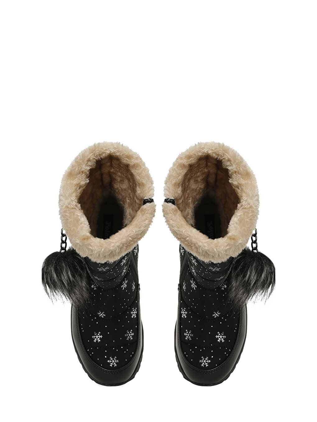 SNOWE.F5PR Siyah Kız Çocuk Çizme-3