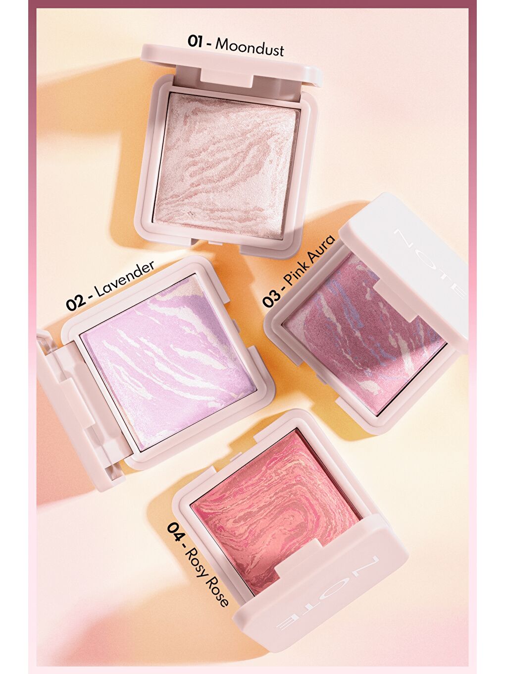 Marble Baked Blusher Fırınlanmış Allık - 03 Pink Aura-2