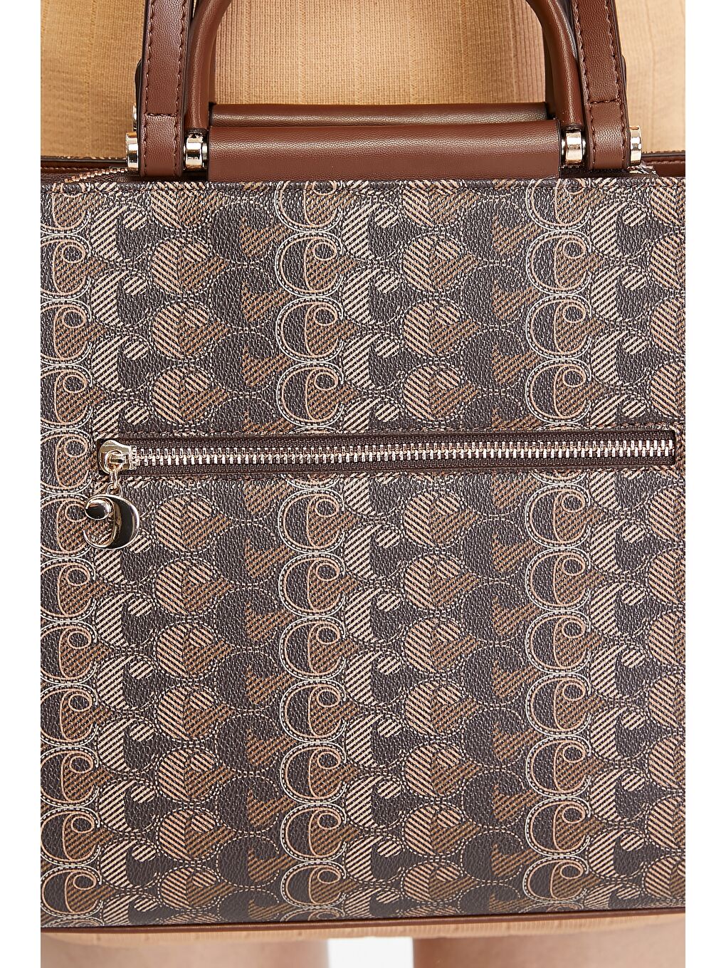 Kahverengi Kadın el ve Askılı Çanta-6