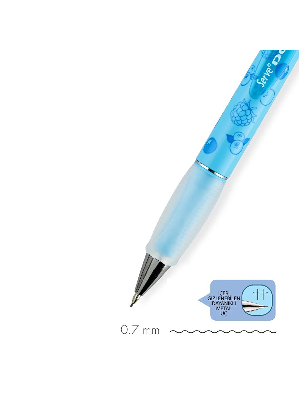 Deep Mekanik Versatil Kalem Meyve Temalı 0.7-2