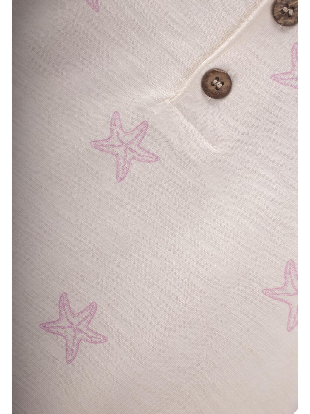 Mor Desenli Tulum 0-4 Yaş Leylak Deniz Yıldızı-2