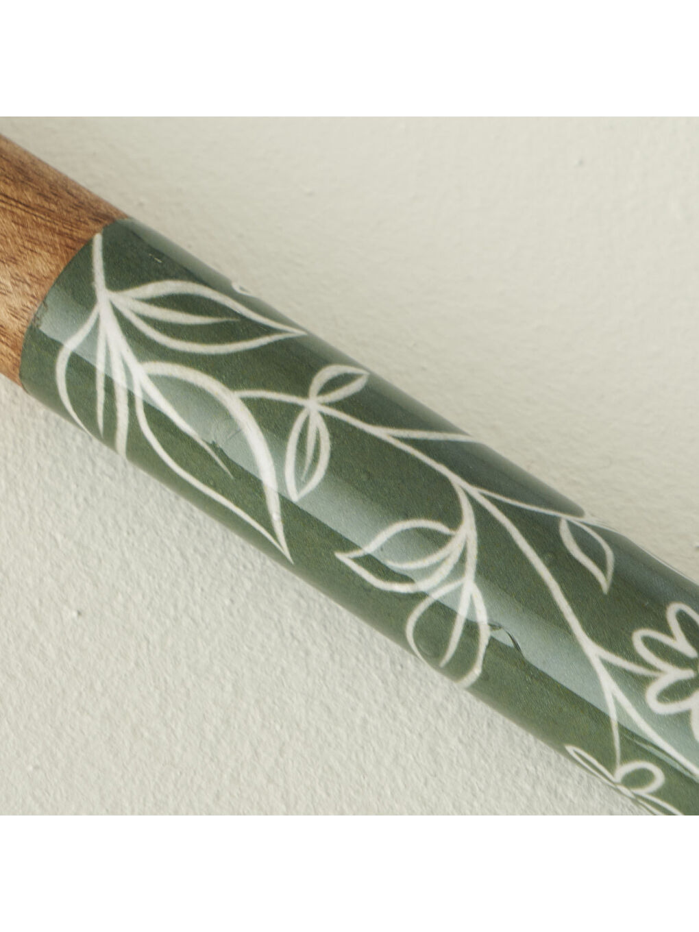 Floral Mango Salata Servis Seti Yeşil (28x8 cm)-2