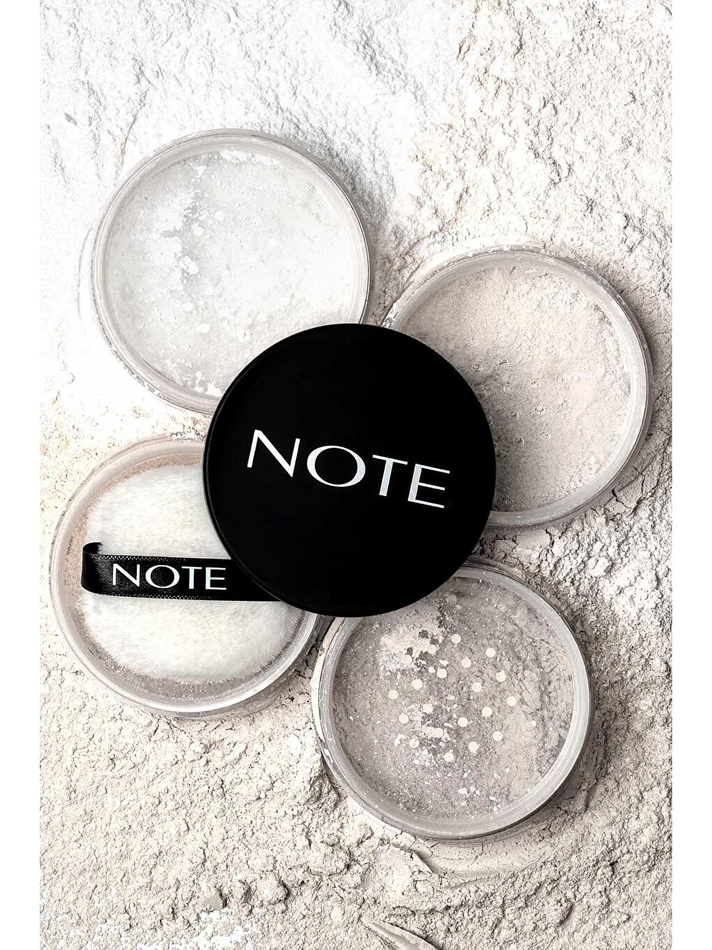 Note Cosmetique Şeffaf Loose Powder 04 Beige Makyaj Sabitleyici Matlaştırıcı Toz Pudra - 3