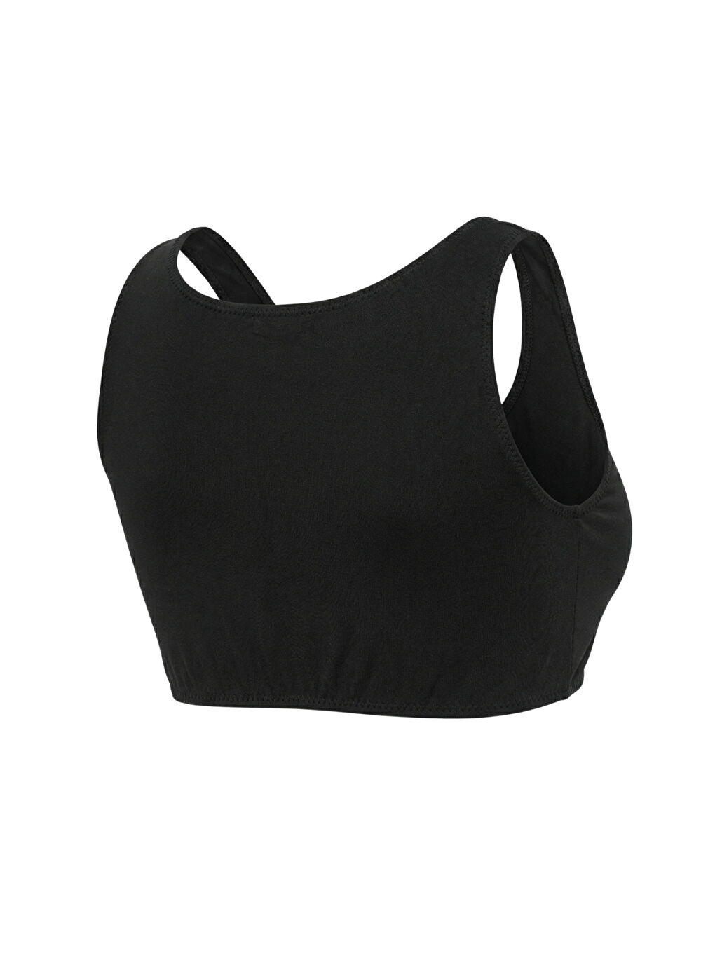 Siyah Dolgusuz Desteksiz Pedli Tesettür Mayo İç Büstiyeri 599-2