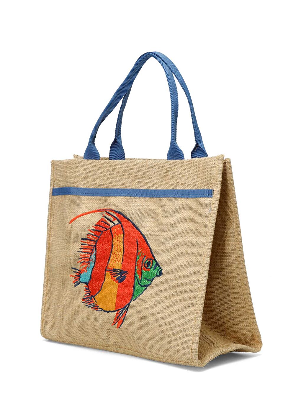 JUT NKS PLJ 5FX Mavi Kadın Plaj Çantası-1