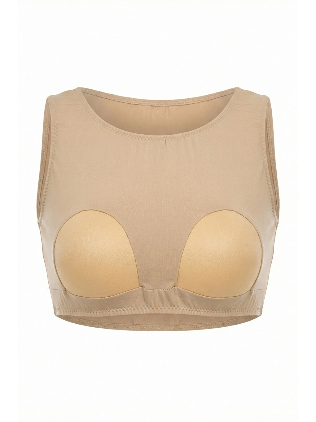 Bej Dolgusuz Desteksiz Pedli Tesettür Mayo İç Büstiyeri 599