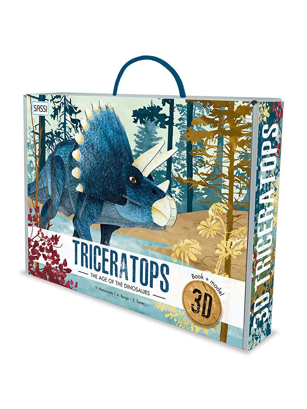 3D Triceratops - Book and 3D Model