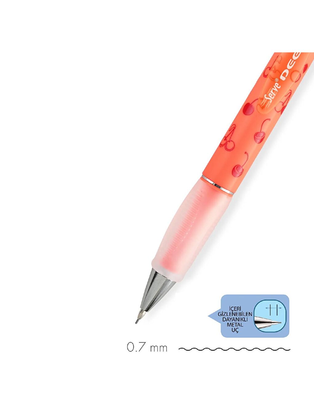 Deep Mekanik Versatil Kalem Meyve Temalı 0.7-2