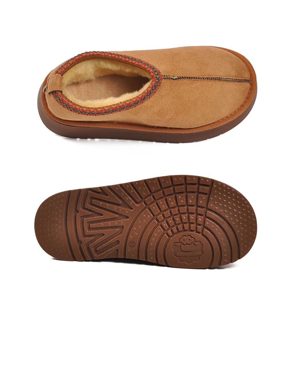 Kahverengi Taba İçi Kürklü Kadın Casual Ayakkabı U-50 Z-4