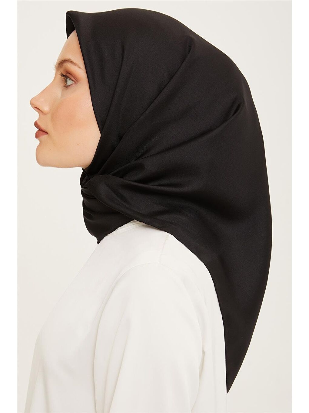 Siyah Twill Eşarp 22Ya0010 152 01-2