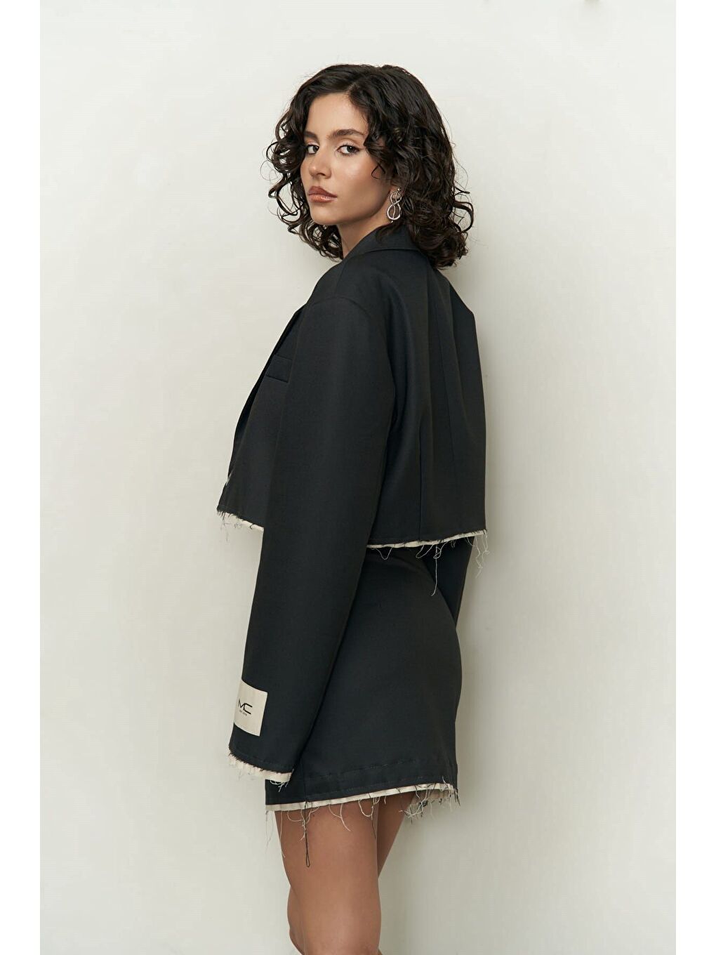 Connel Antrasit Ceket-etek Takım-3