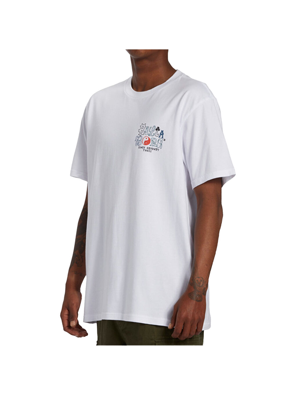 Worded Tees Erkek Beyaz Tişört-2