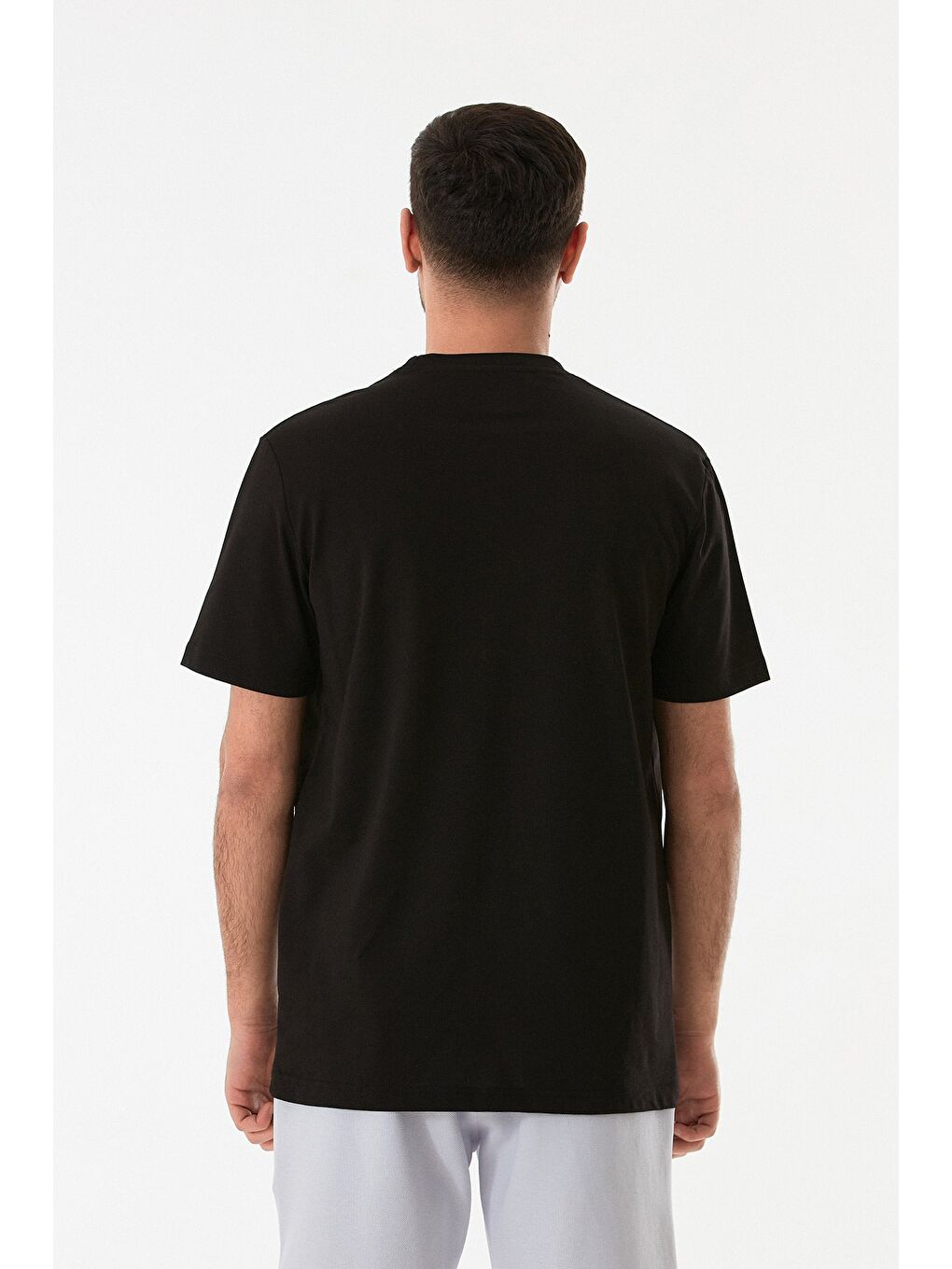 Siyah Wearable Graphıcs Yazı Baskılı Tişört-2