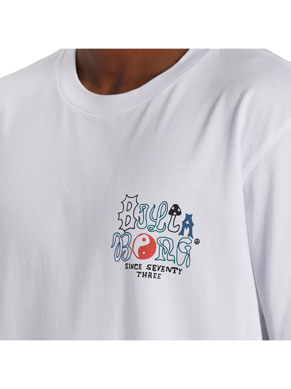 Worded Tees Erkek Beyaz Tişört-5