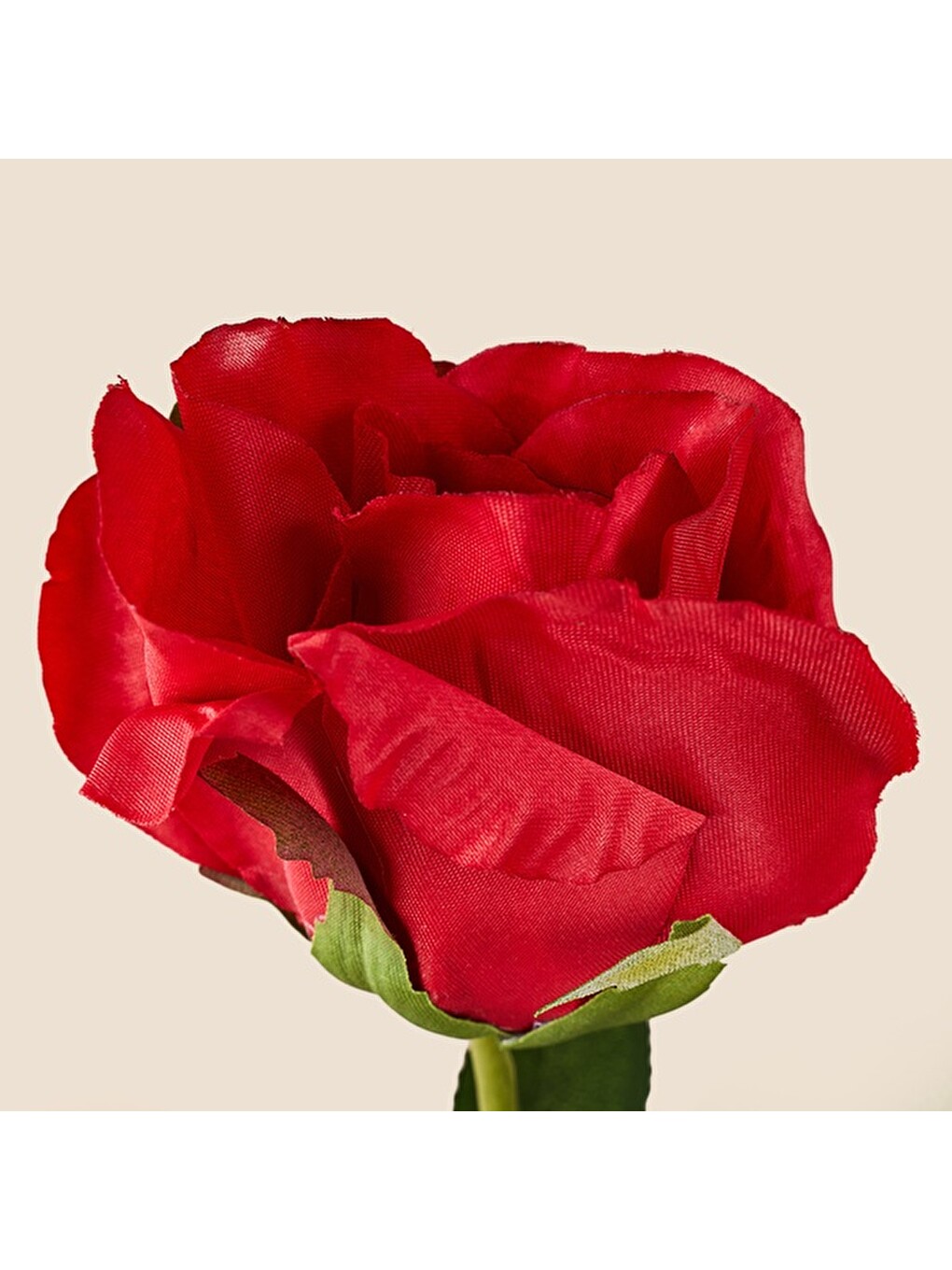Deco Gül Yapay Dal Çiçek - Kırmızı - 55 cm-1