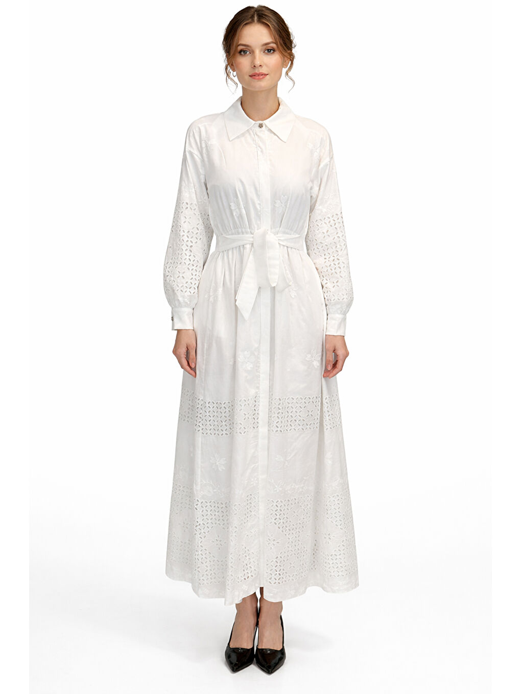 Brode Elbise 13192 Ekru