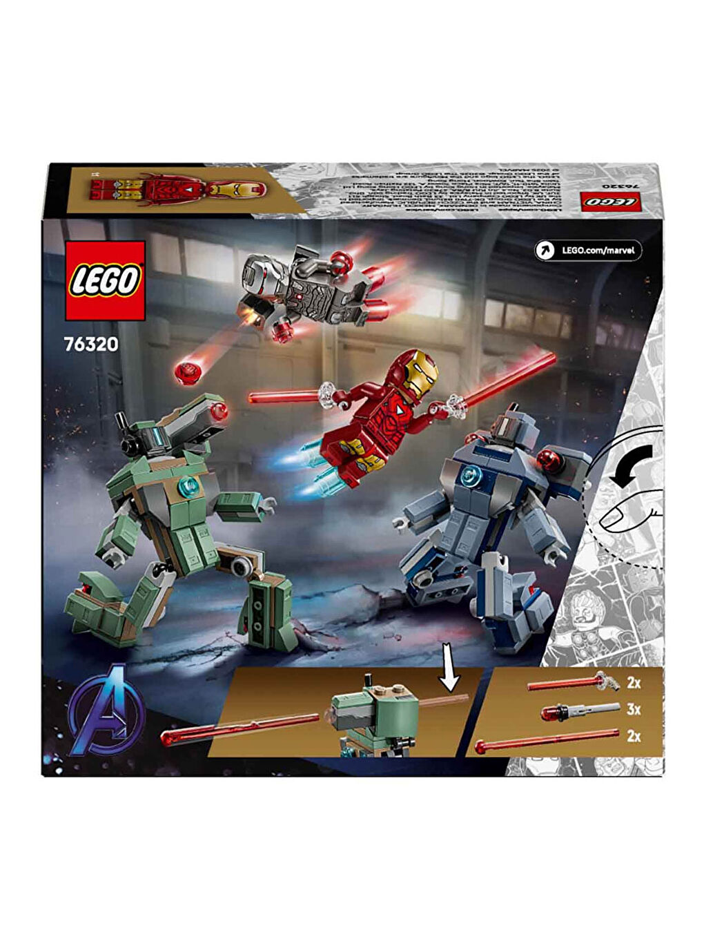 Marvel Iron Man ve War Machine, Hammer İnsansız Hava Araçlarına Karşı 76320-6