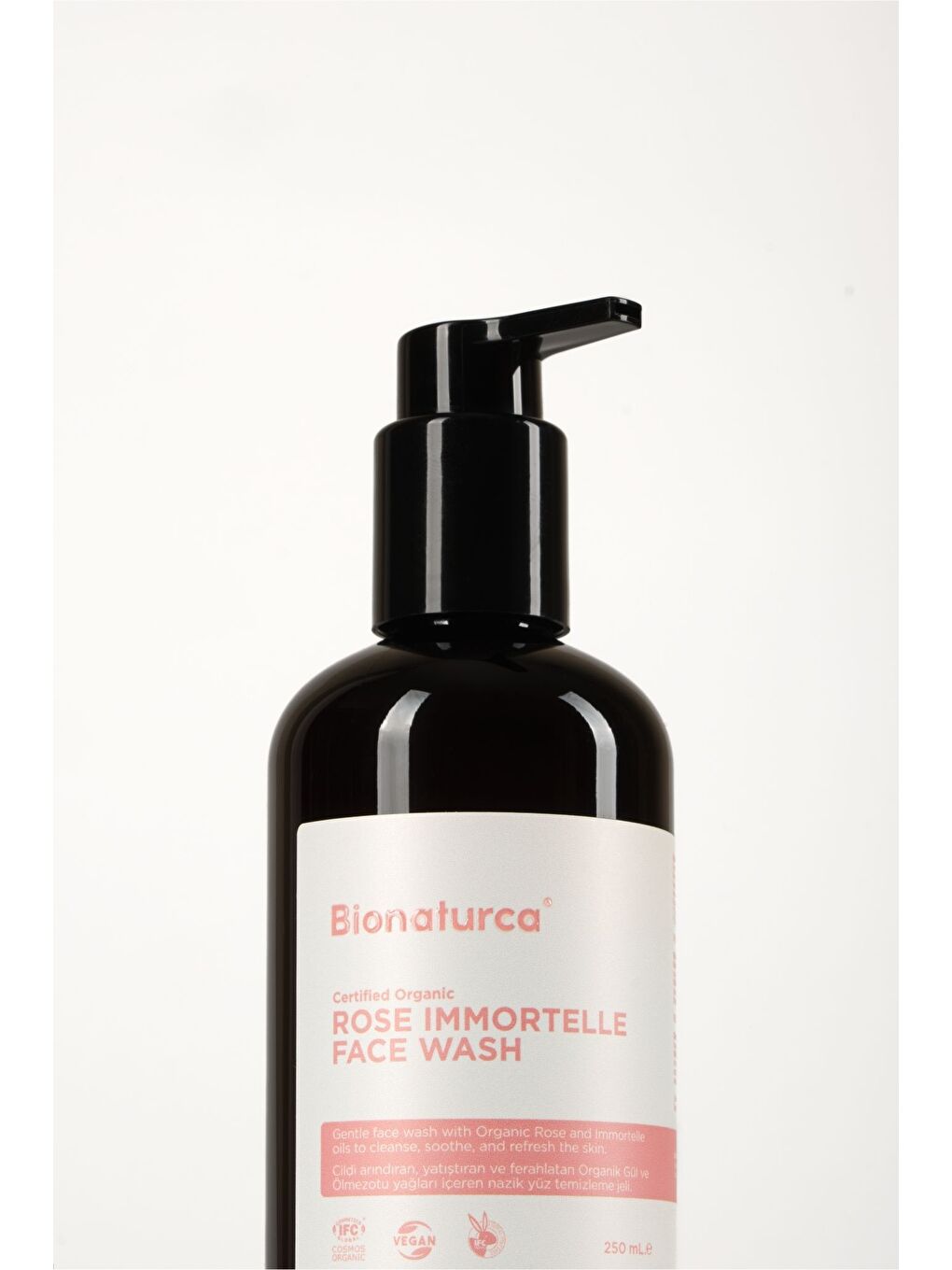 Organik Sertifikalı Gül & Ölmezçiçek Canlandırıcı Yüz Temizleme Jeli 250 ml --1