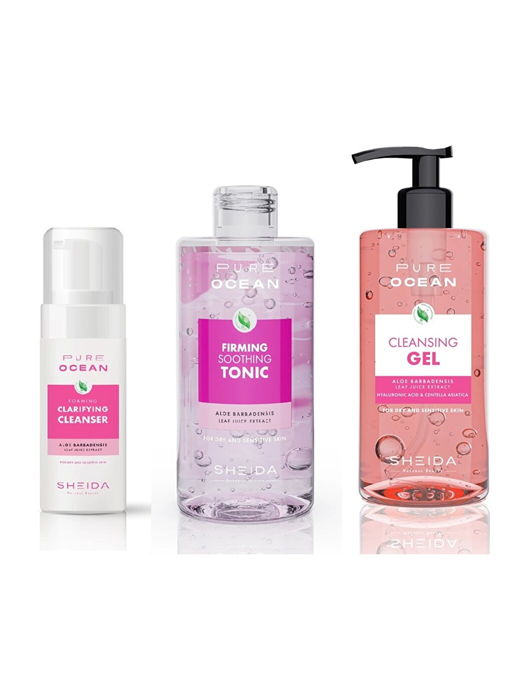 Pure Ocean Yüz Temizleme Seti - Kuru Ve Hassas Ciltler Için