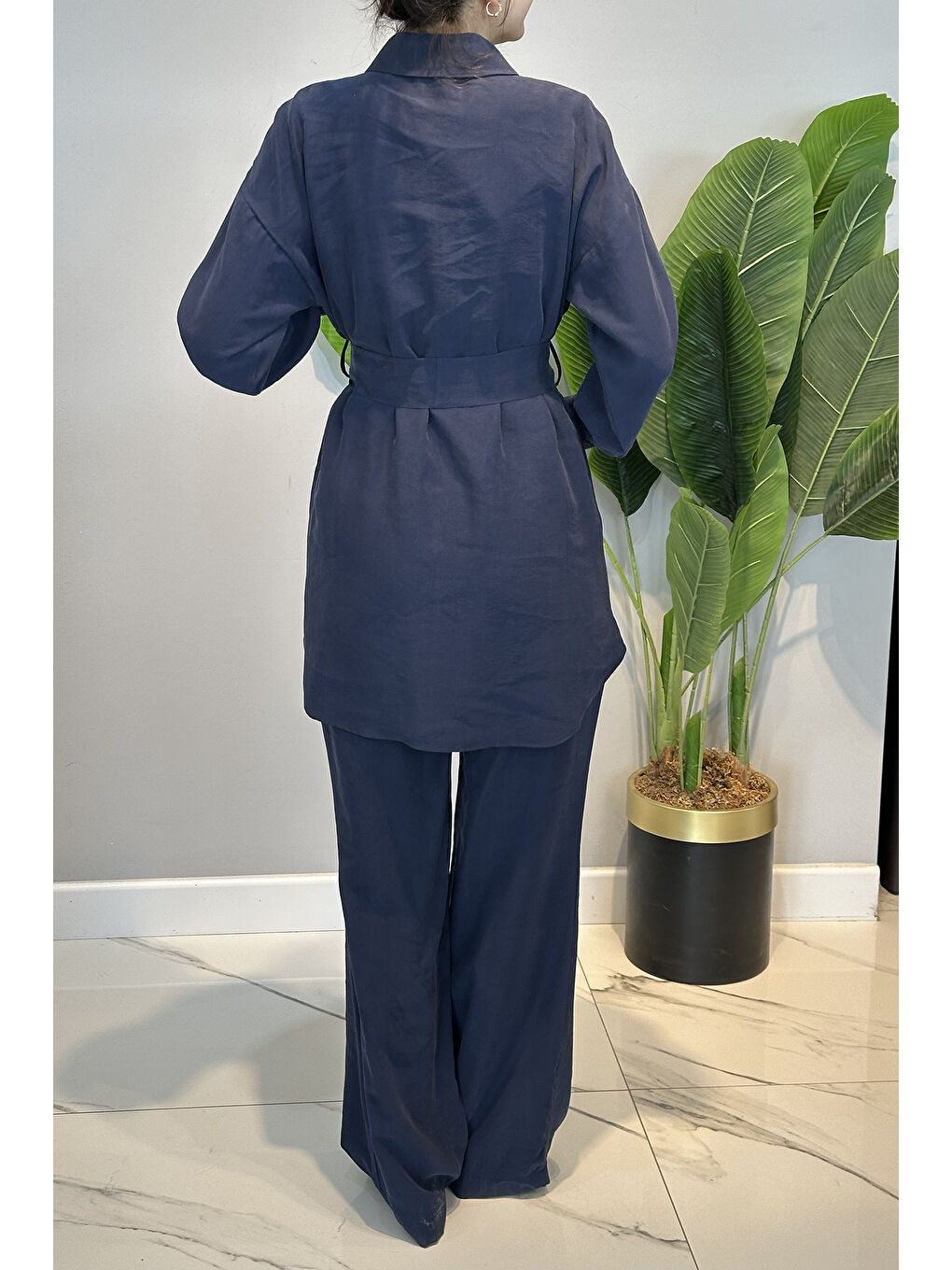 Nakış Detaylı Takım 19533 Lacivert-3