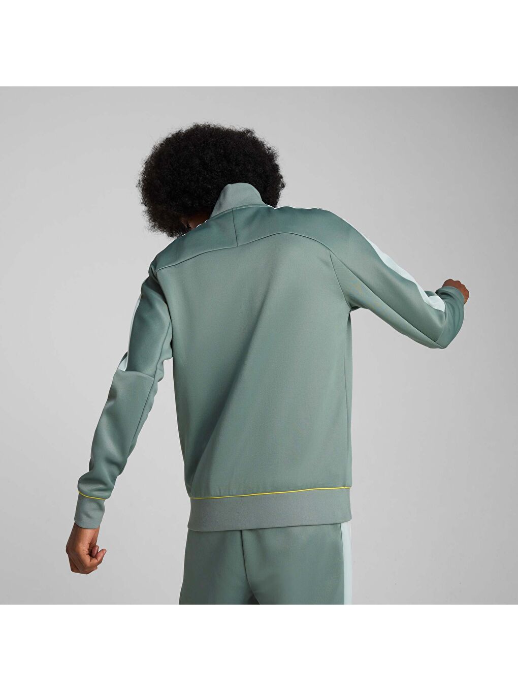 Yeşil Scuderia Ferrari Race MT7 Erkek Ceket-3