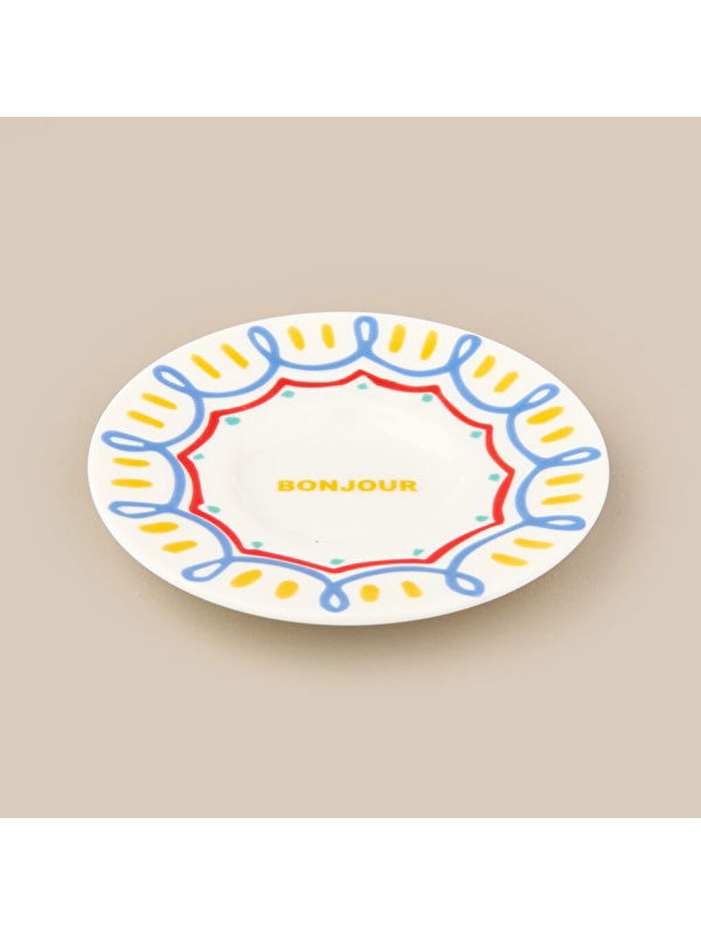 Karışık Kitchen Bonjour Çay Tabağı - Renkli - 13 cm
