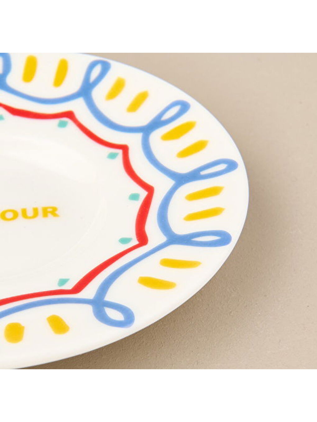 Karışık Kitchen Bonjour Çay Tabağı - Renkli - 13 cm-3