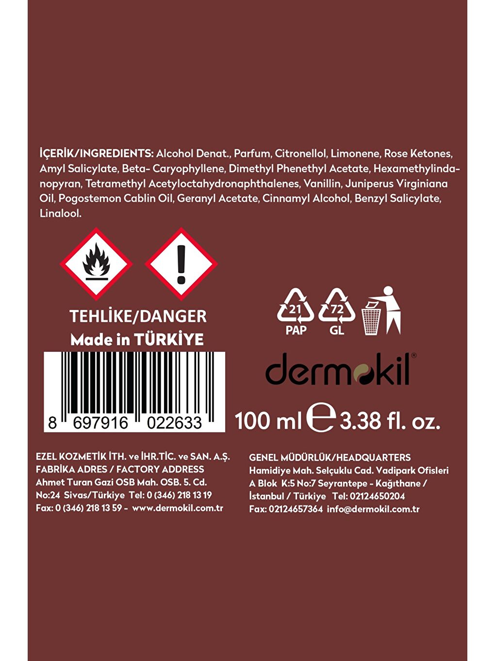 Renksiz Maxrosa Oriantal Amber Oda Koku Seti-3