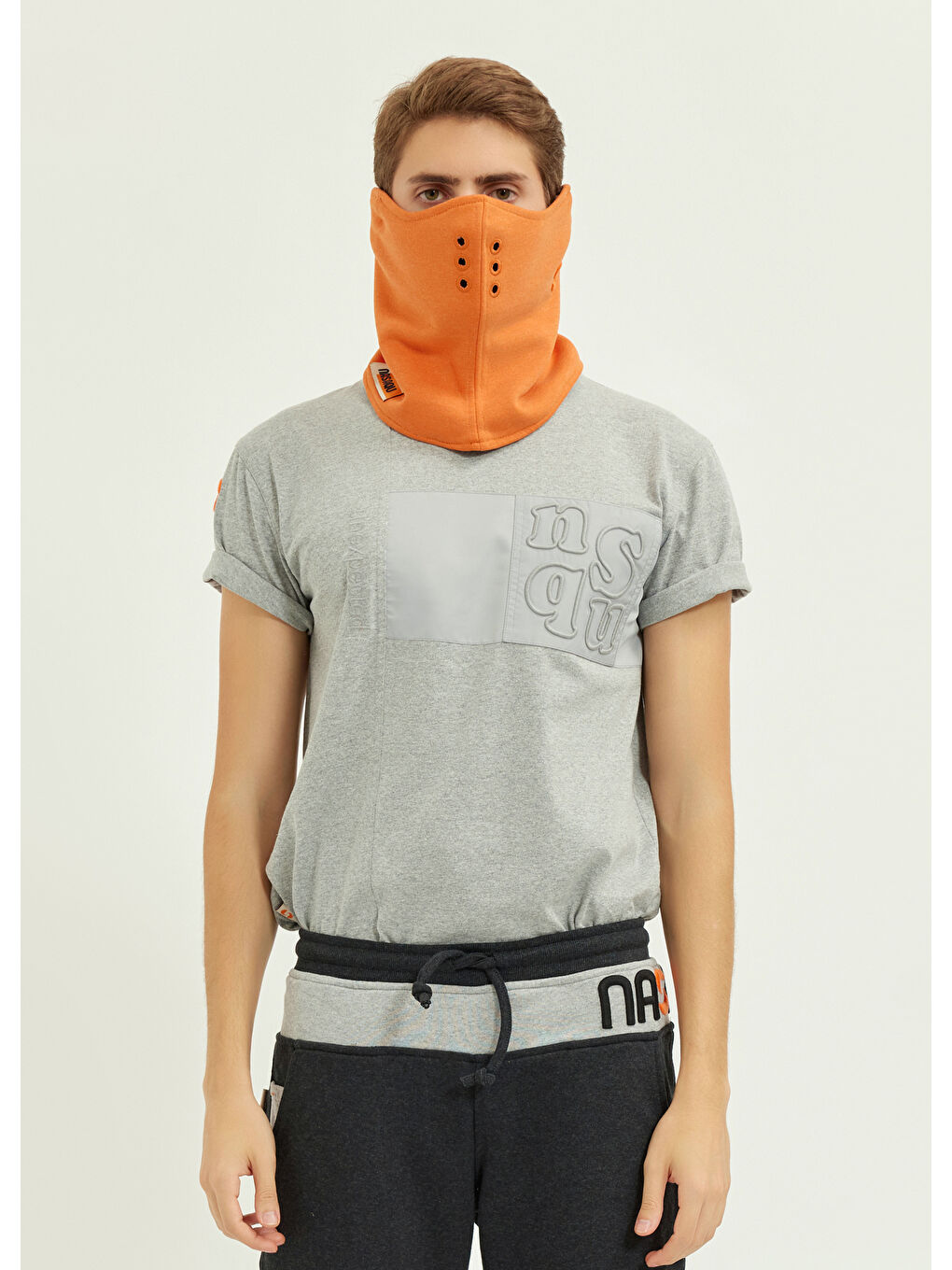 Turuncu Utu Snood Unisex Boyunluk   Damask