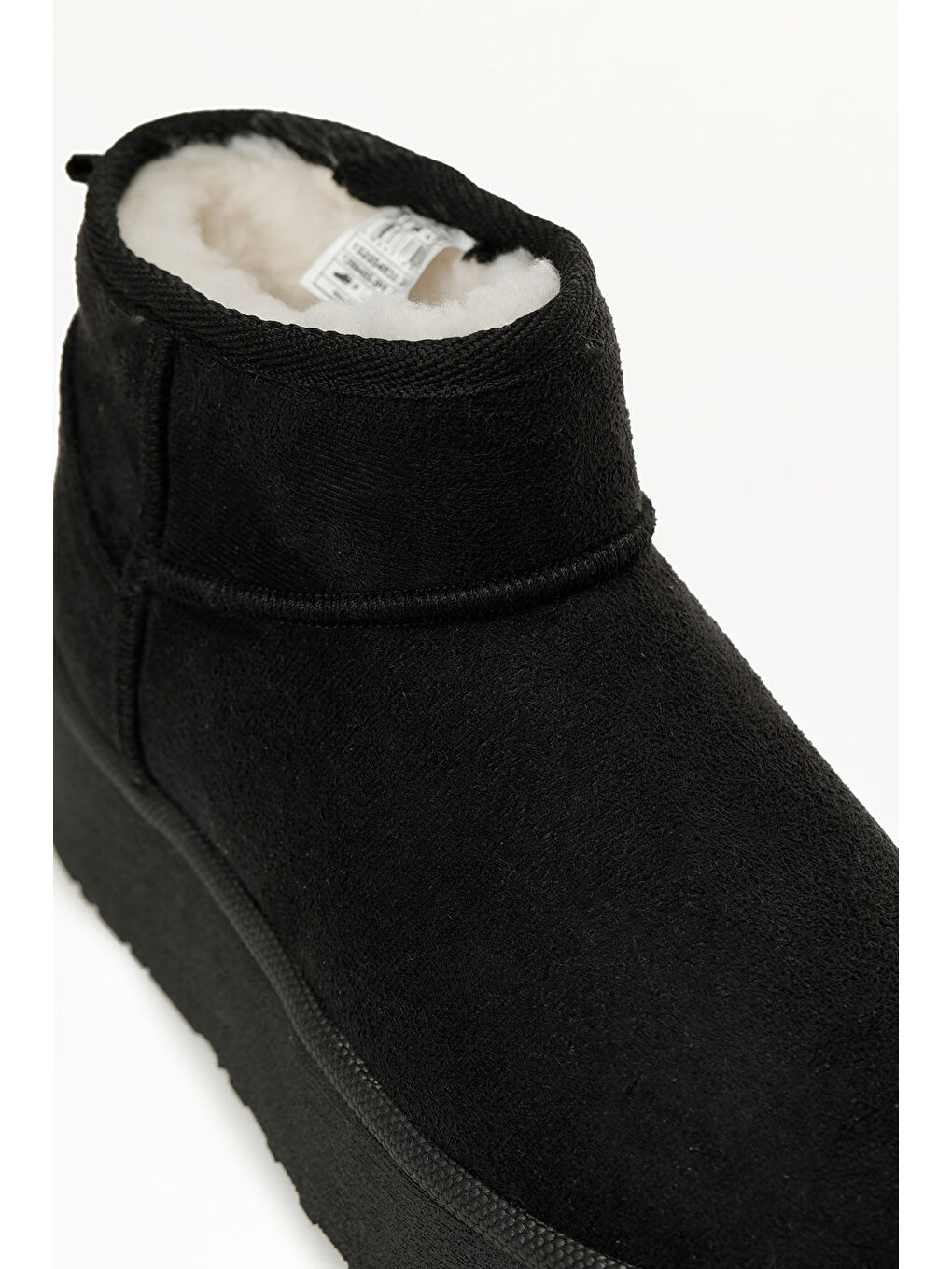 24K-1030 5PR Siyah Kadın Kar Botu-6