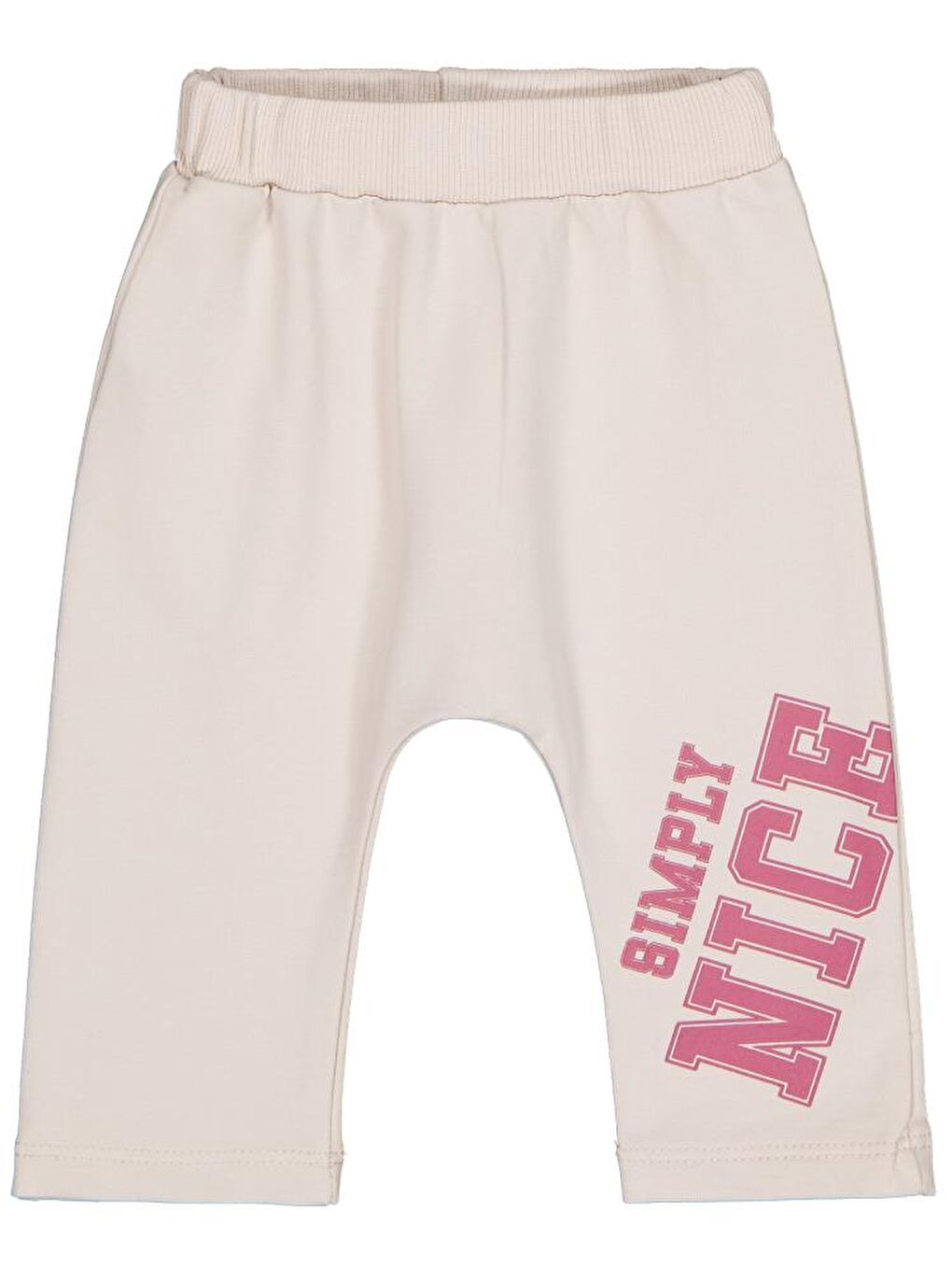 Bej Baby Simply Nice Baskılı 6-18 Ay Tek Alt Bebe