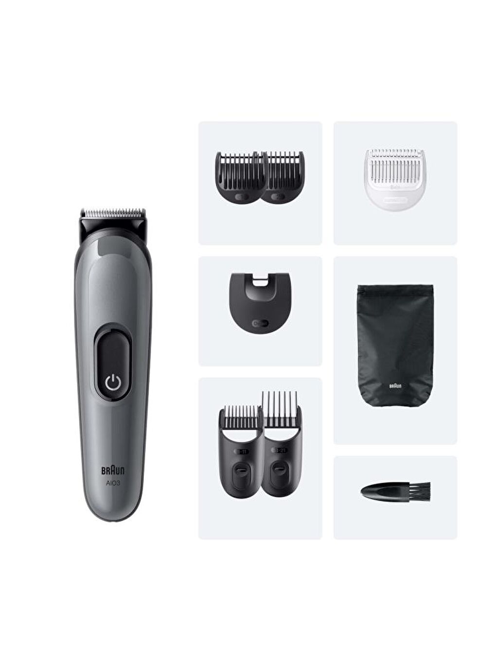 AIO3540 Hepsi Bir Arada Series 3, 8’i 1 arada Tıraş Kiti, Keskin Bıçak, 14 Uzunluk-5