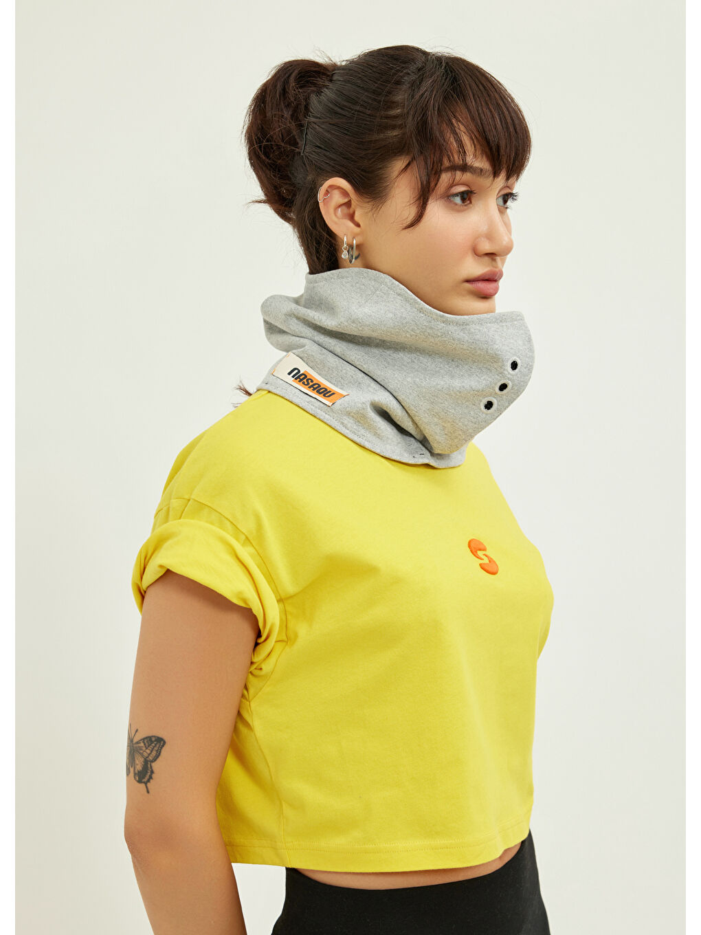 Utu Snood Unisex Boyunluk   Gri-2