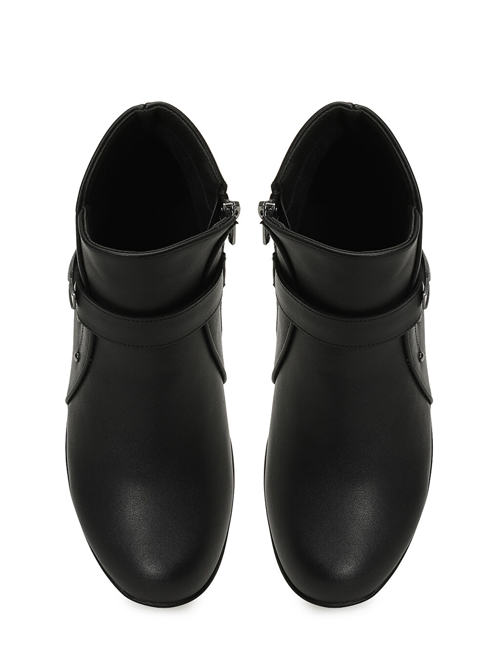 162294.Z5PR Siyah Kadın Dolgu Topuk Bot-3