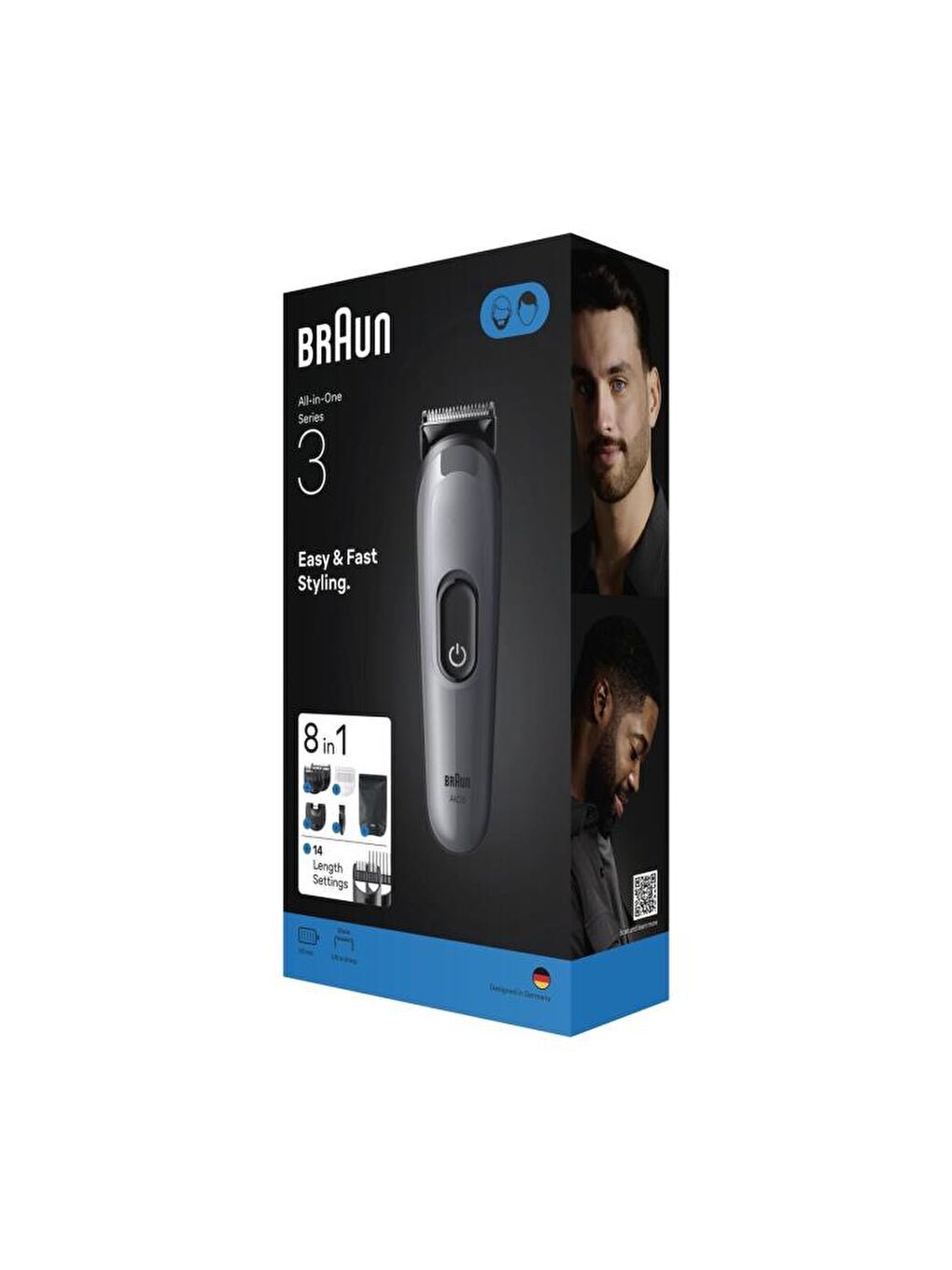 AIO3540 Hepsi Bir Arada Series 3, 8’i 1 arada Tıraş Kiti, Keskin Bıçak, 14 Uzunluk-7