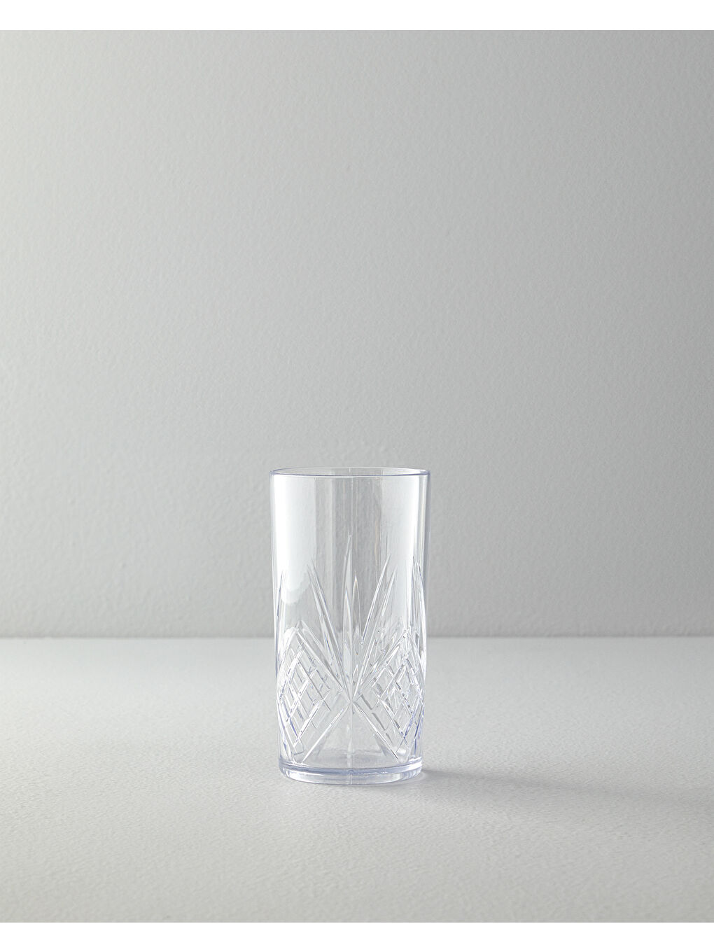 Renksiz Olivia Akrilik Kırılmaz Bardak 600 ml Şeffaf