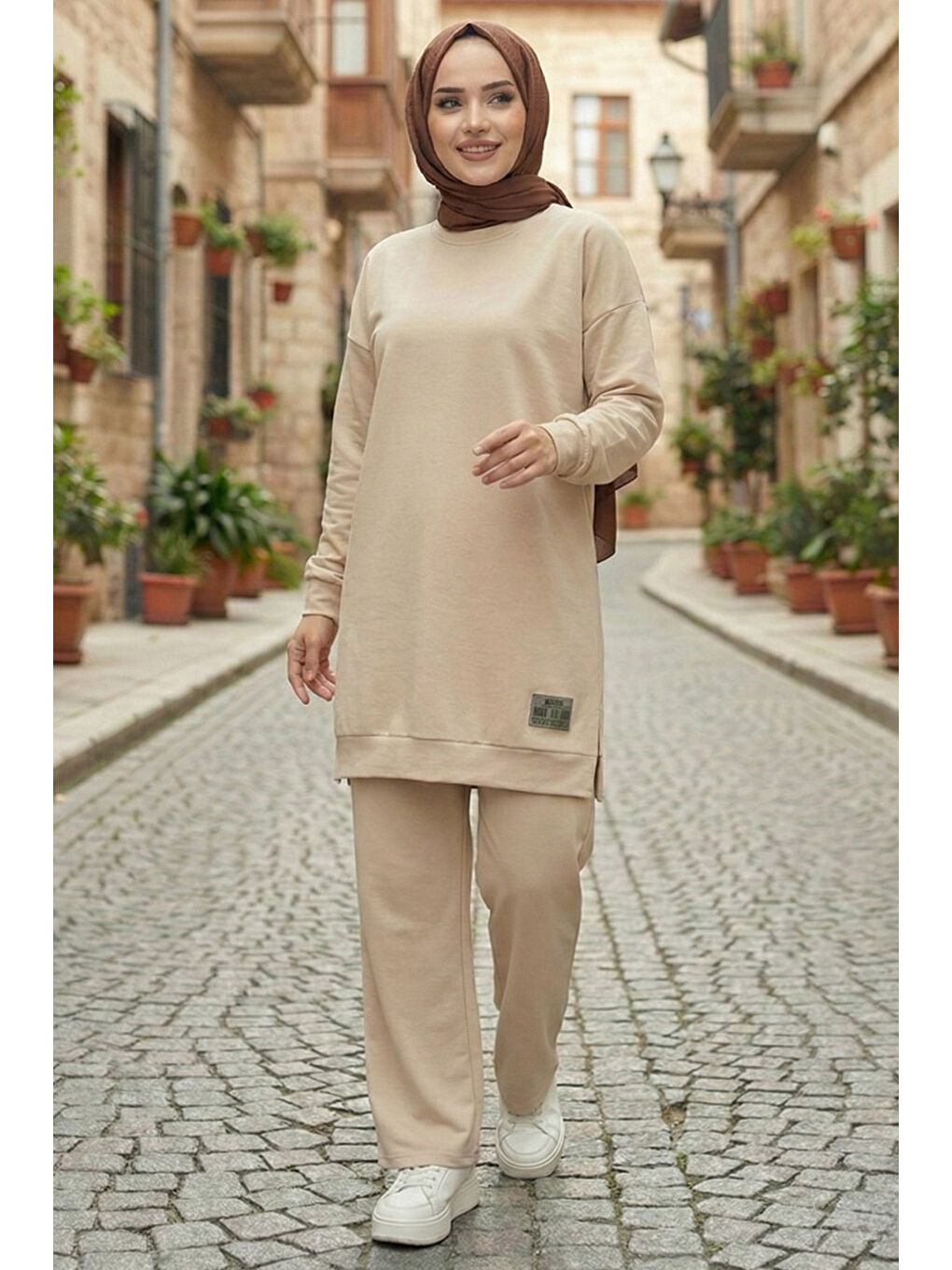 Armalı Vortex İkili Takım Bej - 28000-BEJ-1