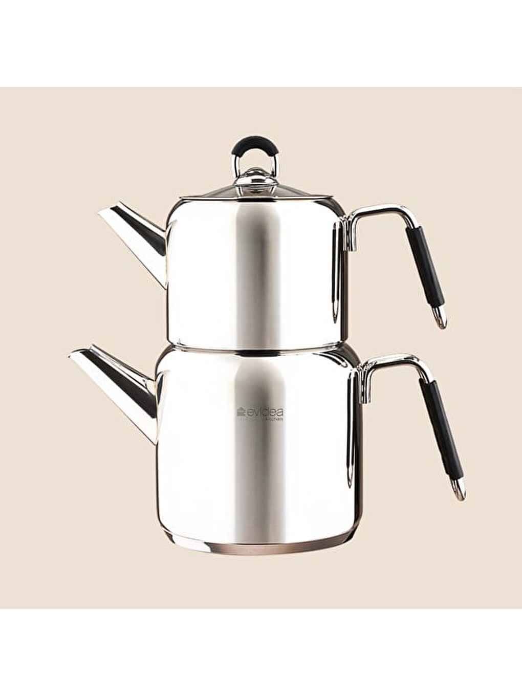 Kitchen Vetra Çaydanlık - Gri - 1,65 lt + 900 ml-2