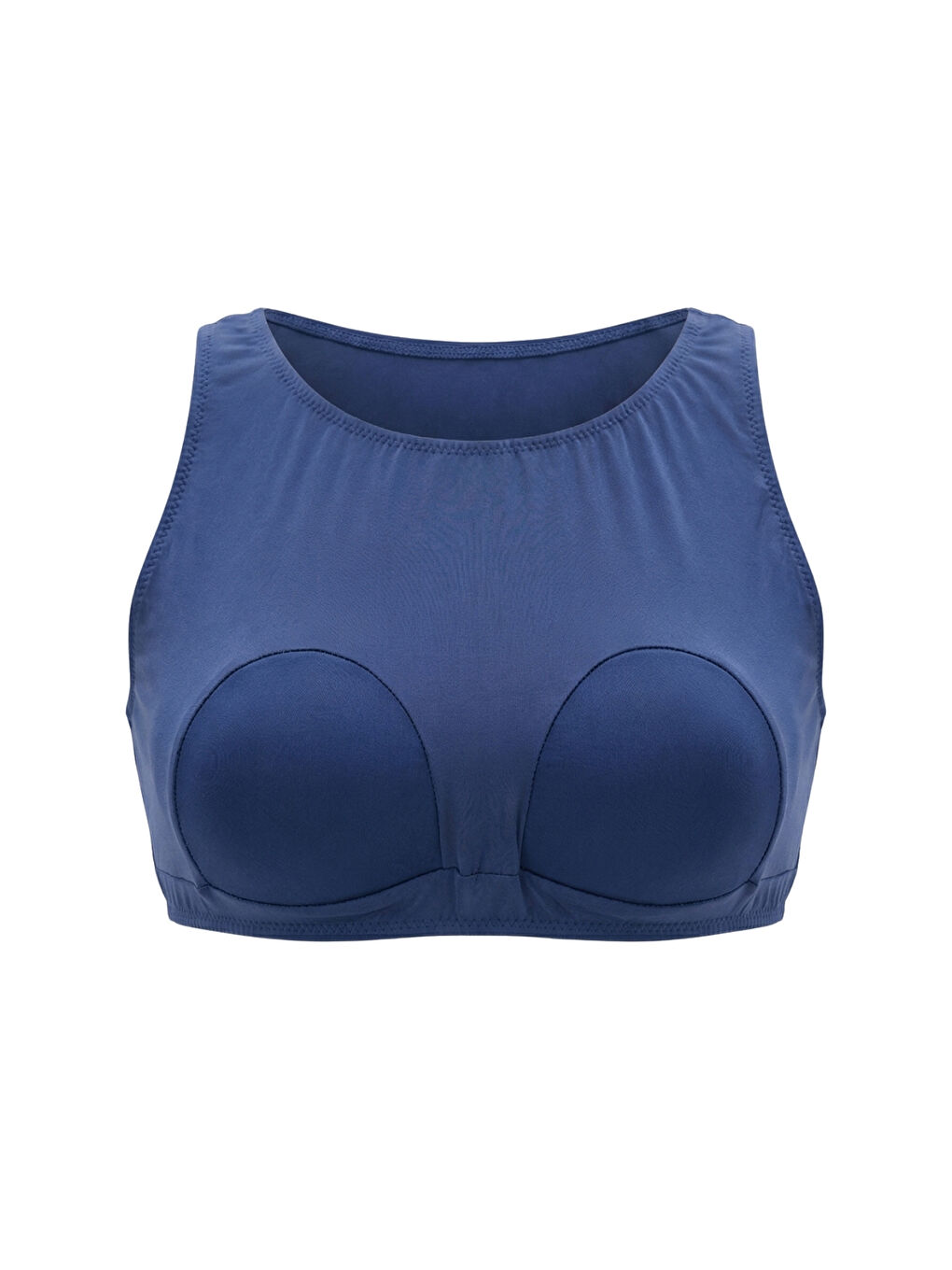 Lacivert Dolgusuz Desteksiz Pedli Tesettür Mayo İç Büstiyeri 599