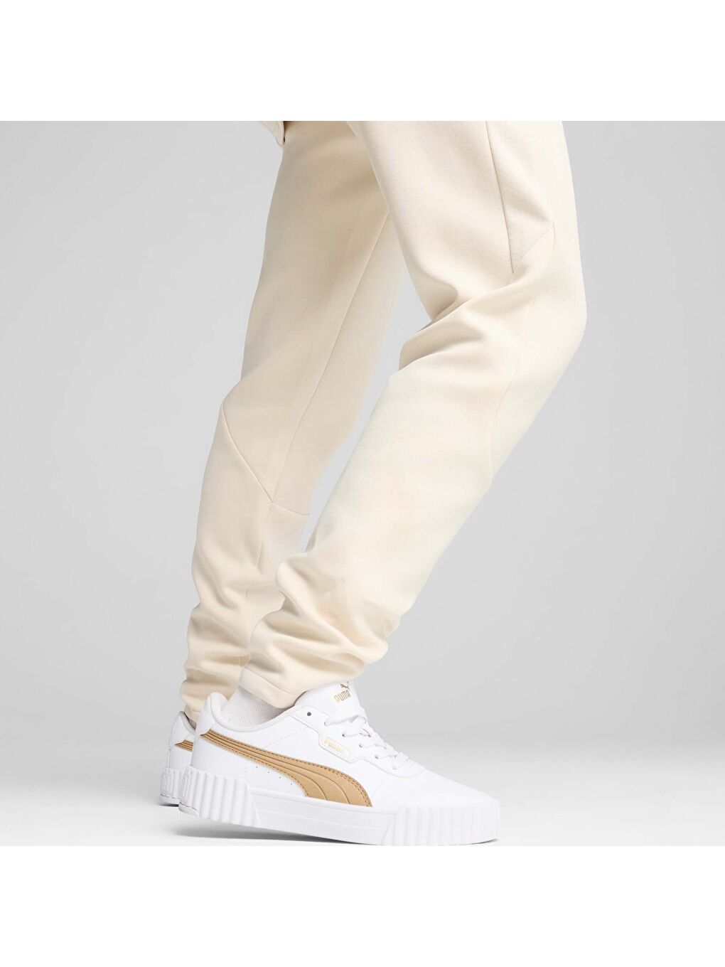 Beyaz Kadın EVOSTRIPE Eşofman Altı-1